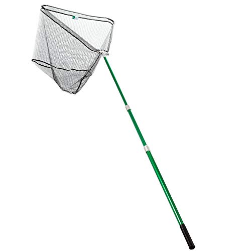 Zite Fishing Hammerkopf-Kescher Angeln Gummiert - Großer Teleskop Angelkescher...