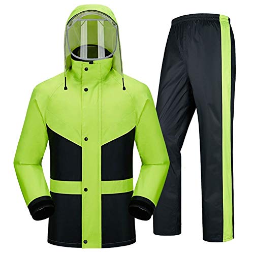 ZBXK Regenanzug für Herren Damen Regenkleidung Jacke Hosen Wasserdicht Set Hohe...