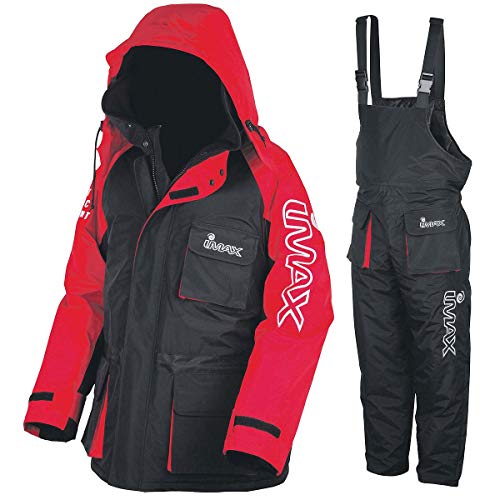 Imax Thermo Anzug Sea Fishing Clothing (2 teilig), Mehrfarbig (schwarz/rot),...