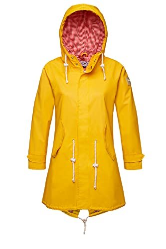 AMUNDSENS FJELL Regenmantel Regenjacke Friese HEDDA gelb (40)