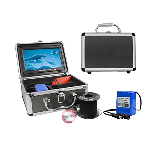 NATUREACT Nachtsicht Unterwasserkamera Fischfinder HD 1200TVL 7 Zoll Farbmonitor...