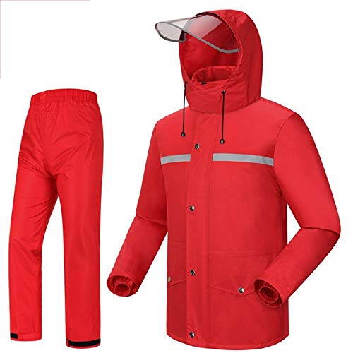 ZBXK Regenanzug für Herren Damen Regenkleidung Jacke Hosen Wasserdicht Set Hohe...