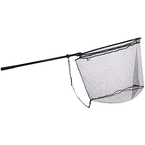 Zite Fishing Raubfisch-Kescher Gummiert mit Schultergurt - Hecht-Kescher Faltbar...