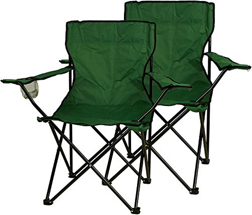 Nexos 2-er Set Angelstuhl Anglerstuhl Faltstuhl Campingstuhl Klappstuhl mit...