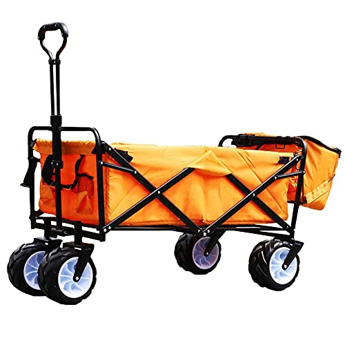 Generic Haushaltsleben Einkaufswagen Klappbarer tragbarer Zugwagen Outdoor...