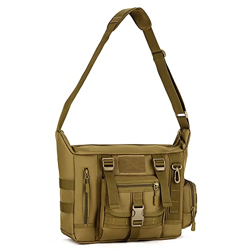 HUNTVP Taktisch Schultertasche Militär Crossbody Bag Sling Tasche Wasserdicht...