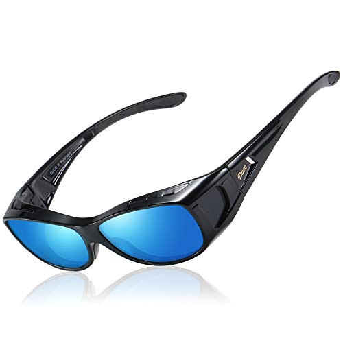 DUCO Herren und Damen Sonnenbrillen Polarisiert Unisex Brille Überbrille für...