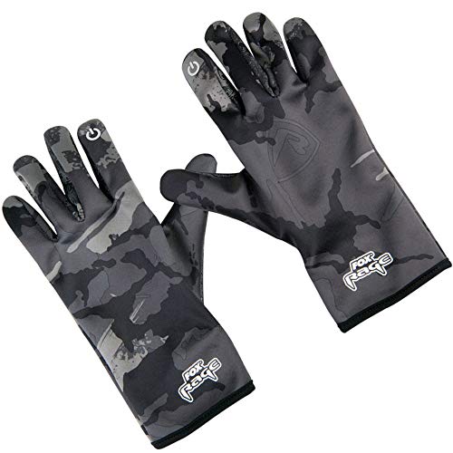 Fox Rage Thermal Camo Gloves - Thermohandschuhe für Angler, Größe:XL