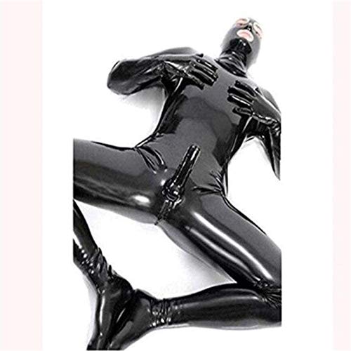 Männer Schwarzer Spiegel Body Sculpting Stereotyp Latex All Inclusive Enger...