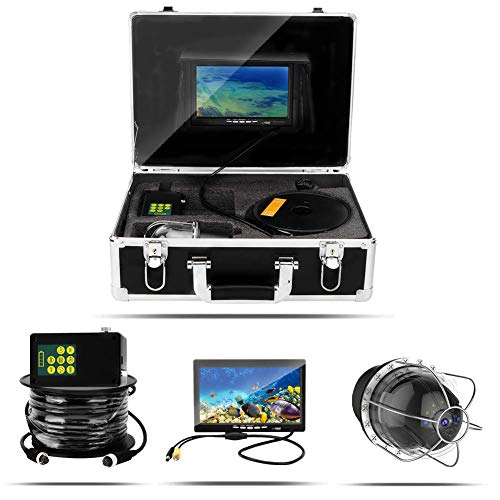 Unterwasser Angelkamera, 7-Zoll-TFT-LCD-Panorama-Unterwasserkamera, 360°...