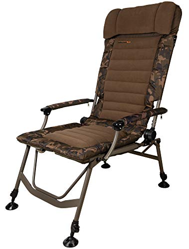 Fox Super Deluxe Recliner Highback Chair Angelstuhl zum Karpfenfischen, Stuhl...