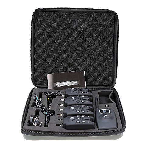 Lixada Funk Bissanzeiger Set Wireless Digital Angeln Alarm Angeln Empfänger Ton...