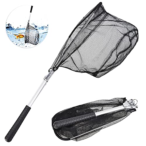 LYTIVAGEN Angeln Kescher Faltbare Fisch Kescher Angelkescher Nylon Fischernetz...