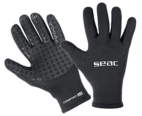 Seac Comfort 3.0, Neopren 3mm Tauchhandschuhe und Anti-Rutsch-Handfläche