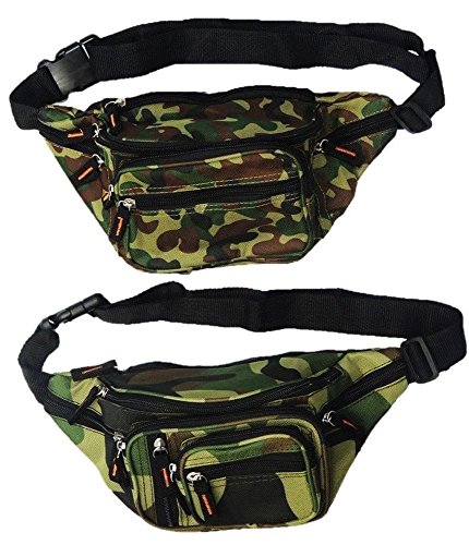 2er Pack Bauchtaschen Camouflage (A)