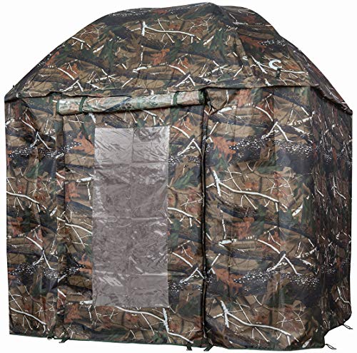 Capture Outdoor, Angel Schirmzelt Camo 250 mit Tür, Shelter Oxford, Aluminium,...